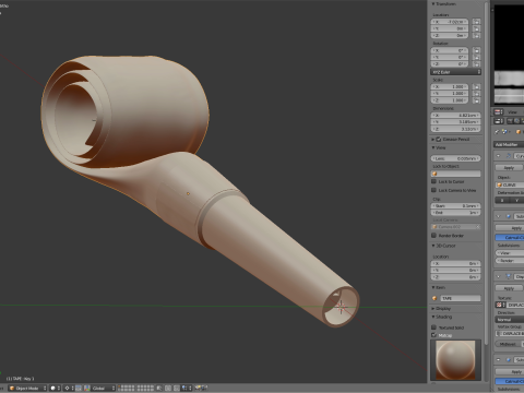 Party Whistle Animation 3D-Modell