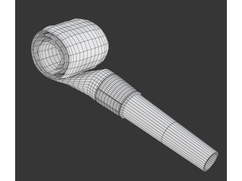 Party Whistle Animation 3D-Modell