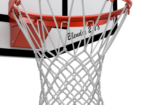 Basketball Rim With Backboard 3D Model