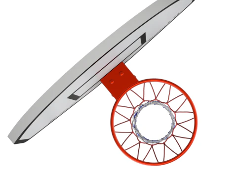 Basketball Rim With Backboard 3D Model