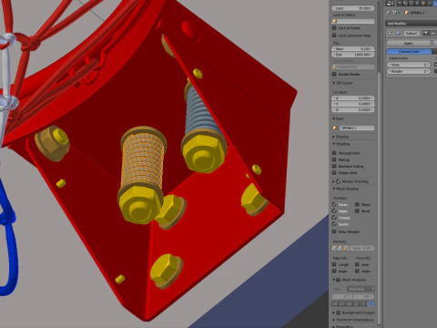 Basketball Rim With Backboard 3D Model