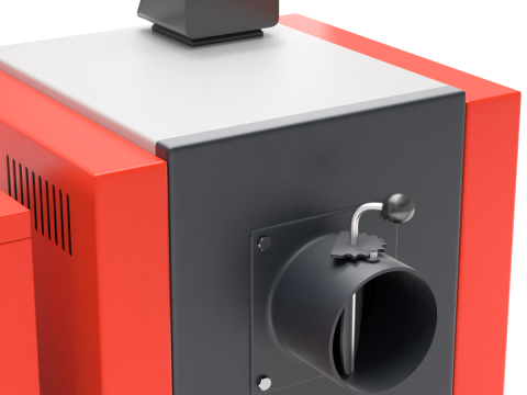 Pellet Boiler Modello 3D