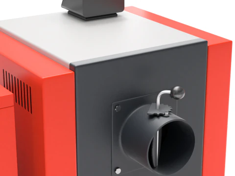 Pellet Boiler 3D Model