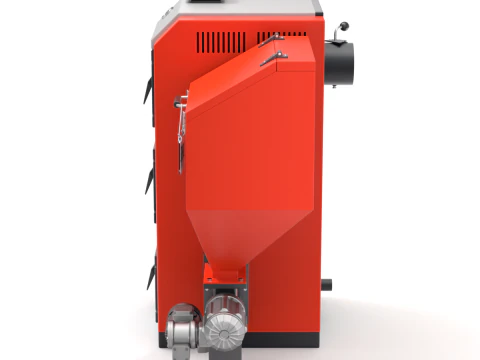 Pellet Boiler 3D Model
