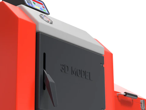 Pellet Boiler 3D Model