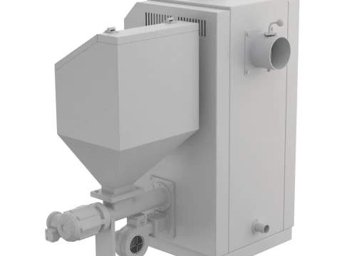 Pellet Boiler 3D Model