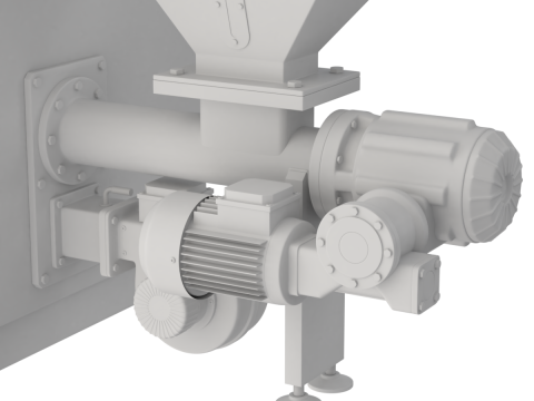 Pellet Boiler Modello 3D