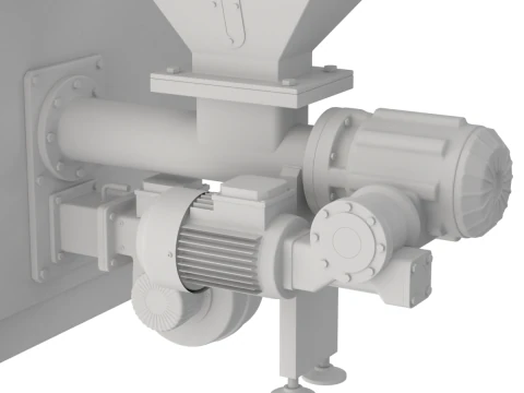 Pellet Boiler 3D Model