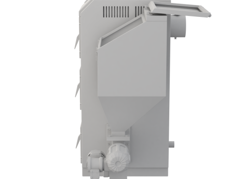 Pellet Boiler Modello 3D
