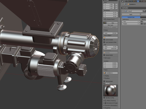 Pellet Boiler Modello 3D