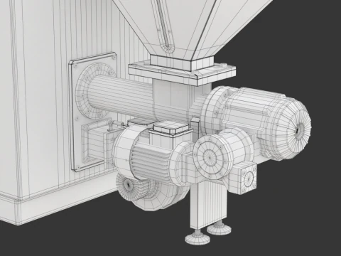 Pellet Boiler 3D Model