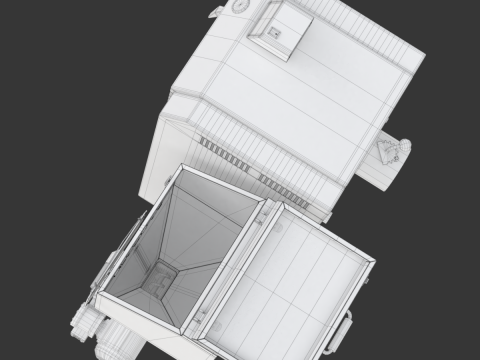Pellet Boiler Modello 3D