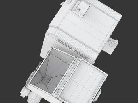 Pellet Boiler 3D Model