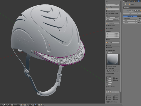 Riding Helmet 3D-Modell