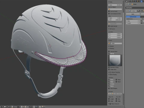 Casco da equitazione Modello 3D