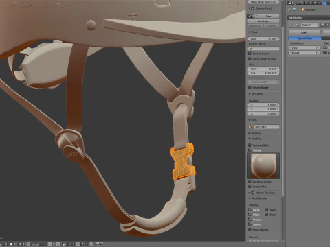 Casco da equitazione Modello 3D