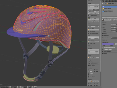 Casco da equitazione Modello 3D