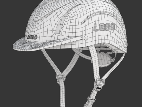 Riding Helmet 3D-Modell