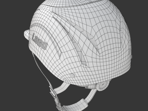 Riding Helmet 3D-Modell