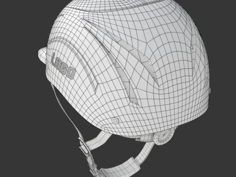 Casco da equitazione Modello 3D