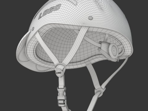 Riding Helmet 3D-Modell