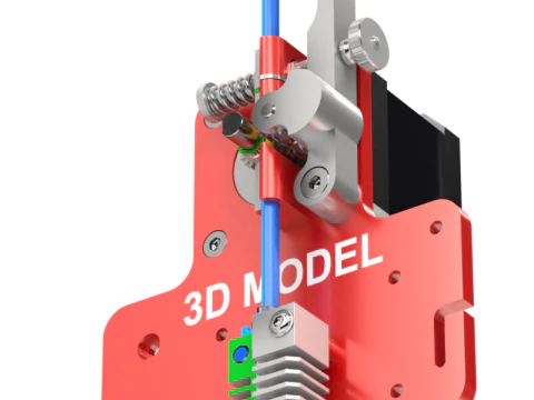 Estrusore per stampante 3D Modello 3D