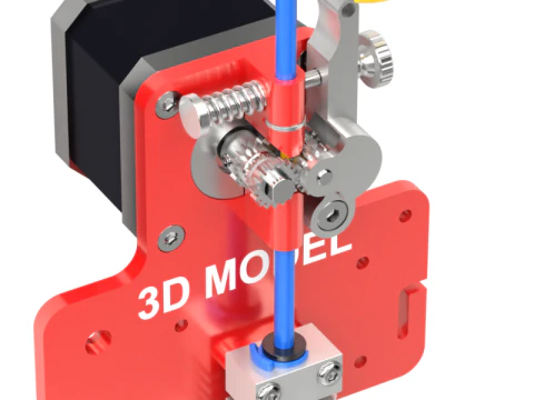 Estrusore per stampante 3D Modello 3D