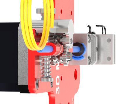 Extruder for 3D printer 3D Модель