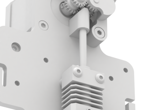 Extruder for 3D printer 3D Модель