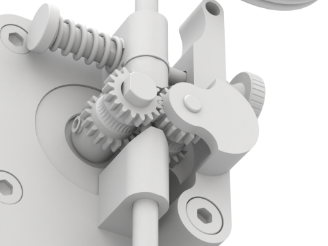 Extruder for 3D printer 3D Модель
