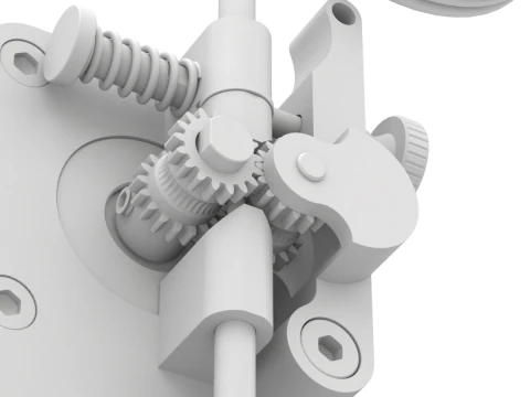 Estrusore per stampante 3D Modello 3D
