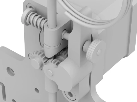 Estrusore per stampante 3D Modello 3D