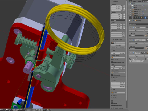 Estrusore per stampante 3D Modello 3D