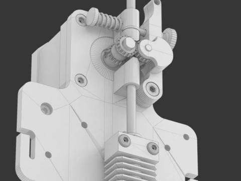 Estrusore per stampante 3D Modello 3D