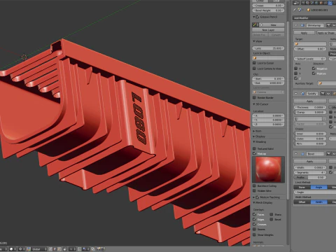 Drainage Channel 3D Model