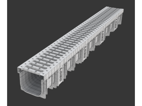 Drainage Channel Model 3D