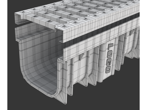 Drainage Channel Model 3D