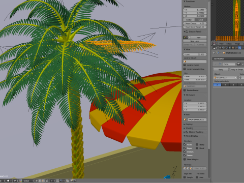 Pool Scene Modelo 3D