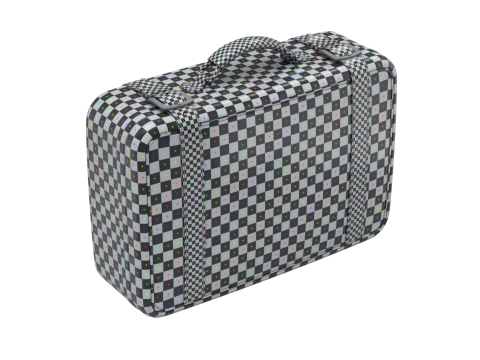 Leather Retro Suitcase 3D-Modell
