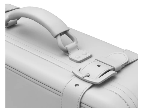 Leather Retro Suitcase 3D Model