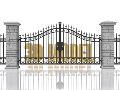 Demir Kapı Animasyonunun A&ccedil;ılması 3D Model