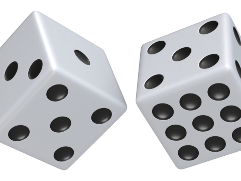 Dice Animation 3D-Modell