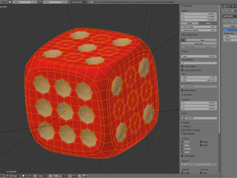 Dice Animation 3D-Modell