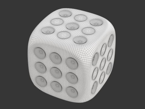 Dice Animation 3D-Modell