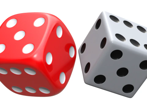 Dobbelstenen animatie 3D Model