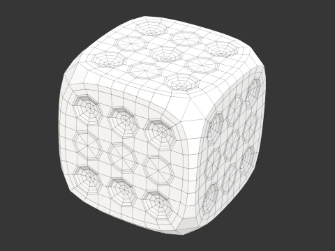 Dobbelstenen animatie 3D Model