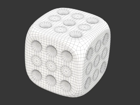 Dobbelstenen animatie 3D Model