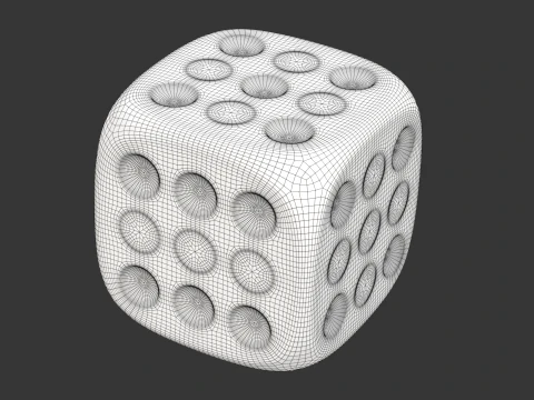 Dobbelstenen animatie 3D Model