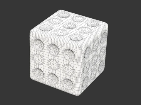 Dobbelstenen animatie 3D Model