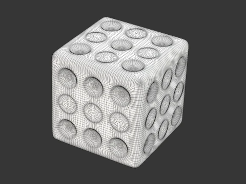 Dobbelstenen animatie 3D Model